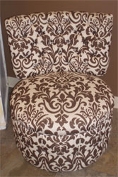 Beautiful Brown Flourish Chair