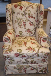 Flower Flourish Reupholstered Chair