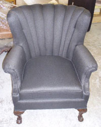 After: Repaired and Reupholstered