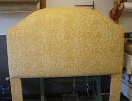 Yellow Textured Custom Head Board